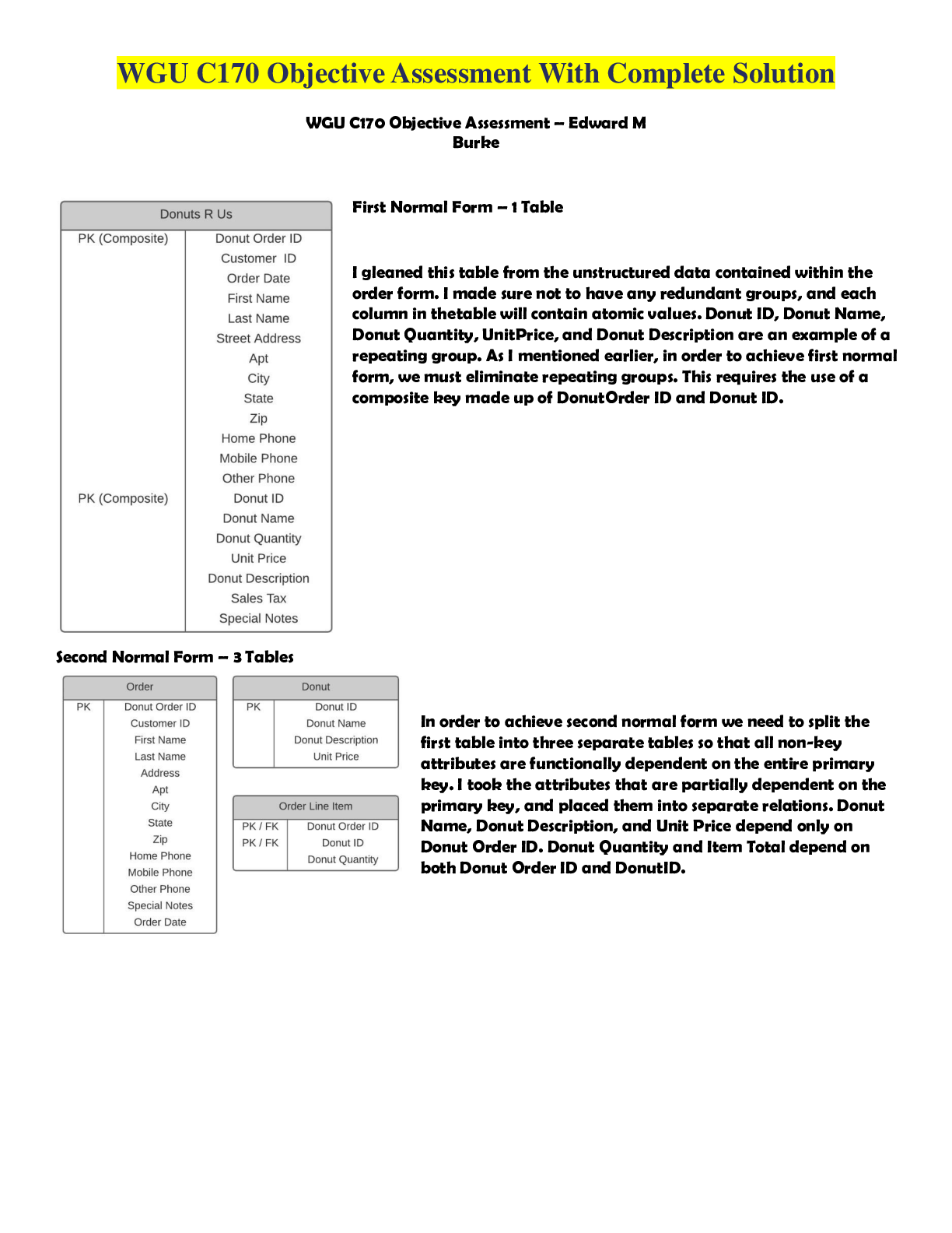 Preview image for WGU C170 Objective Assessment With Complete Solution